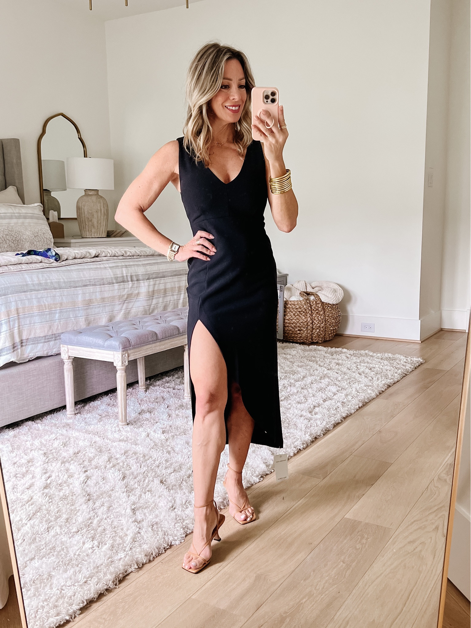 abercrombie plunge v neck midi dress Everyday_Tina on LTK