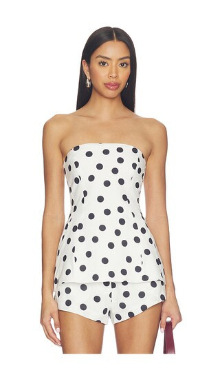 Amanda Uprichard x REVOLVE Linda Top in White. - size XS | Revolve Clothing (Global)