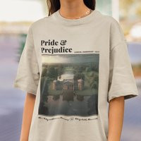 Pride & Prejudice T - Shirt, Tee Elizabeth Bennet Mr. Darcy Pemberley Sweatshirt, Book Lover T-Shirt, Merch | Etsy (US)