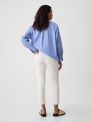 Maternity True Waistband Full Panel Vintage Slim Jeans | Gap (CA)