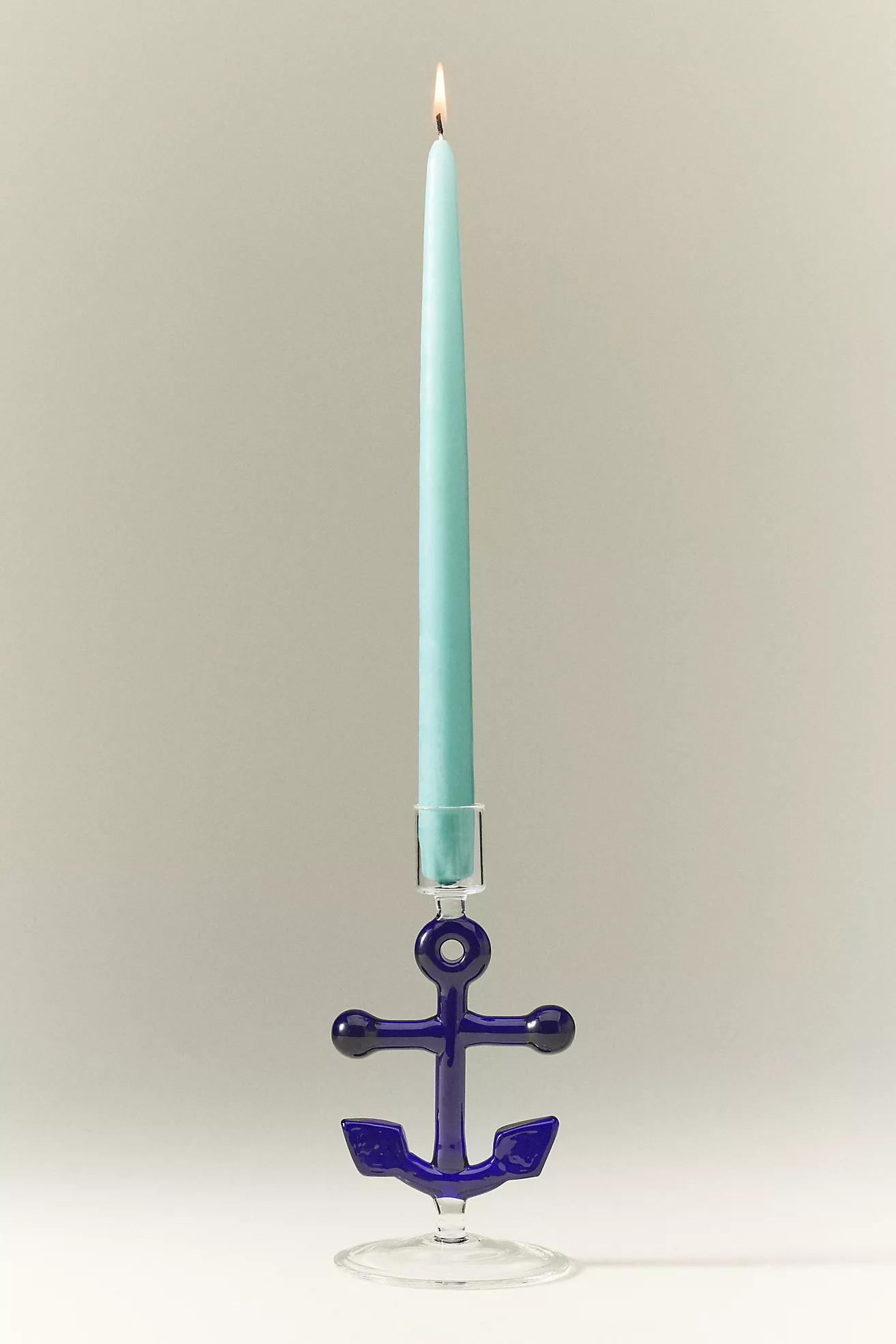 Nautical Glass Candle Holder | Anthropologie (US)