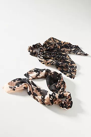 Rose Scarf Scrunchie Set | Anthropologie (US)