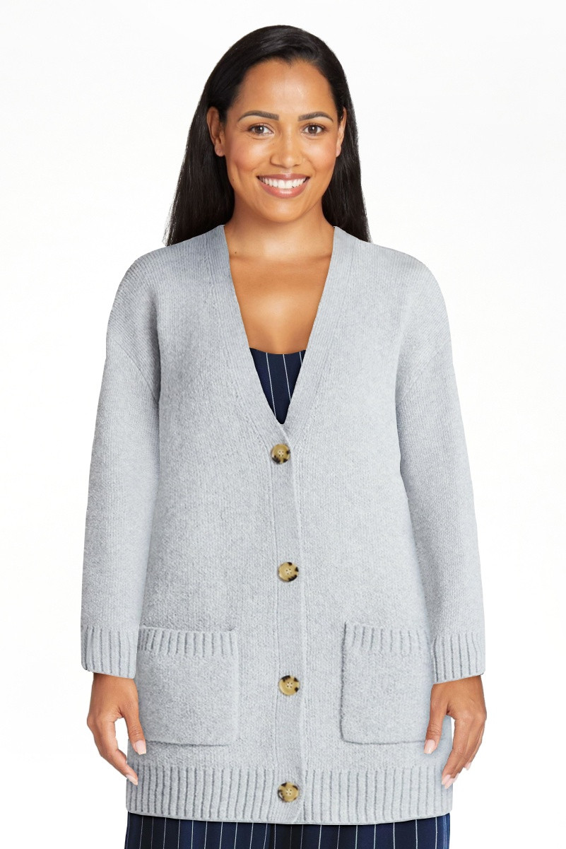 No Boundaries Button-Front Grandpa Cardigan, Women's | Walmart (US)