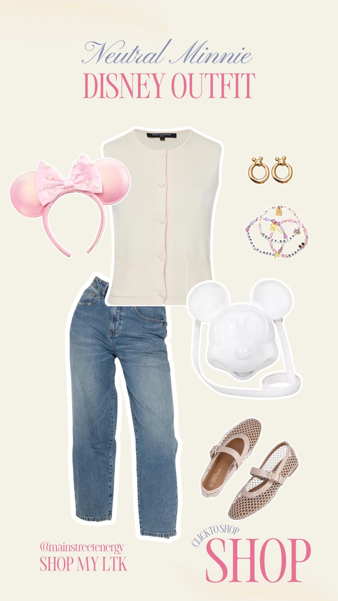 Neutral Minnie Disney Outfit
#disneyootd #disneyminnieoutfit #disneymomootd #disneyneutraloutfit

#LTKootd