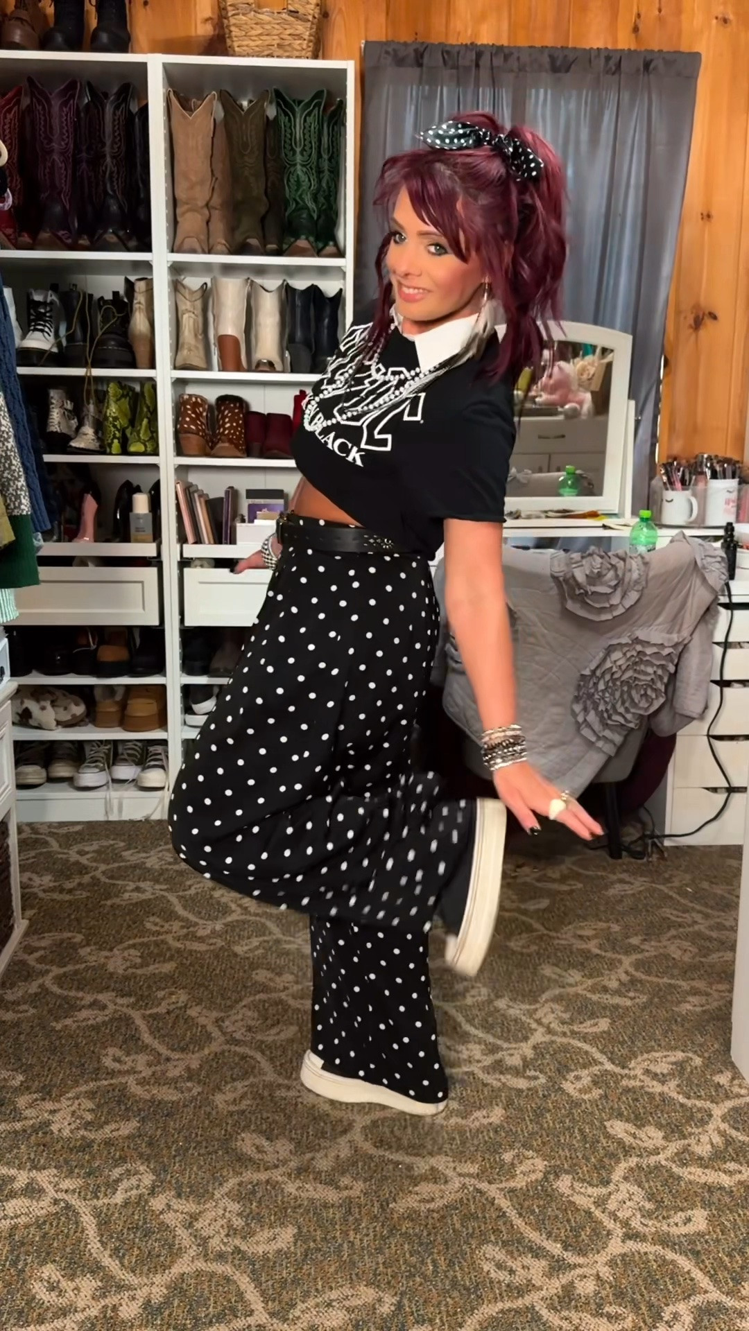 After a week on vacay, figured I better show up with a good outfit! 
AC/DC Tee - found at Walmart in the kids section, in a size M
Pants - in a size XS

#LTKootd #LTKPetite #LTKgrwm