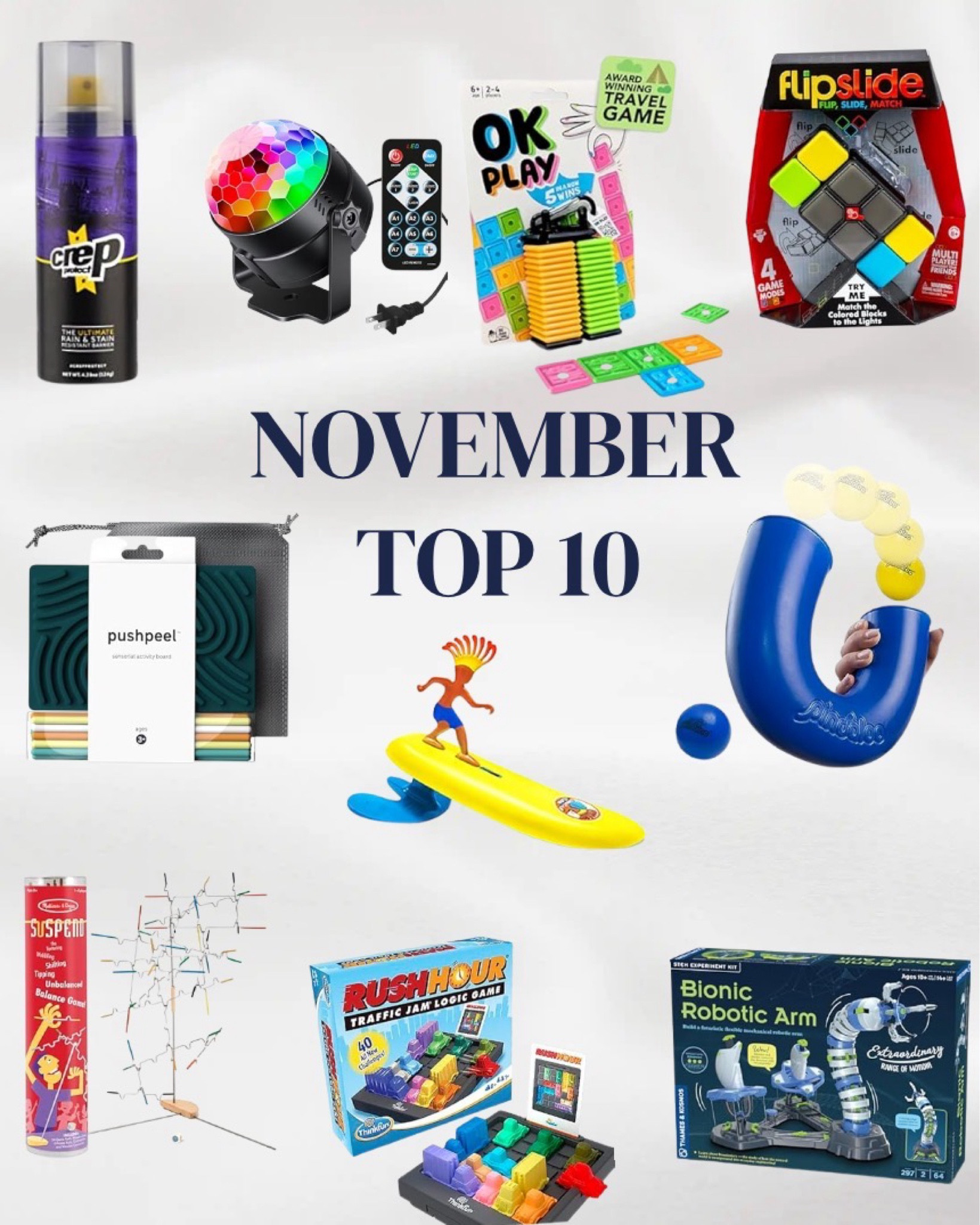 Here’s the top 10 selling toys in November on my Amazon storefront.  We own almost every single one and we love them. They are great toys for boys.

#GiftsforBoys #GiftGuide #ToysForBoys #GiftGuideForBoys 

#LTKKids #LTKGiftGuide #LTKHoliday