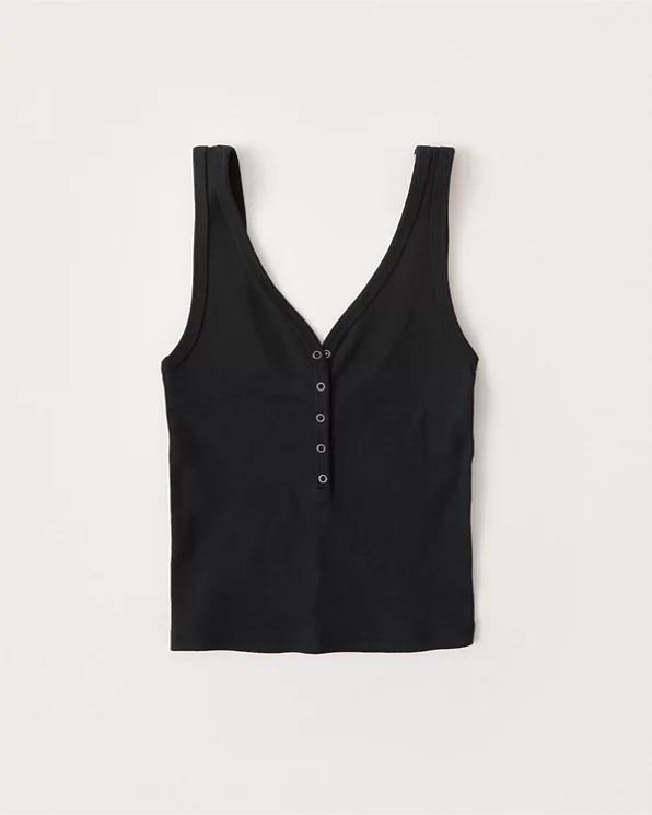 Slim-Fit Henley Tank Top | Abercrombie & Fitch US & UK
