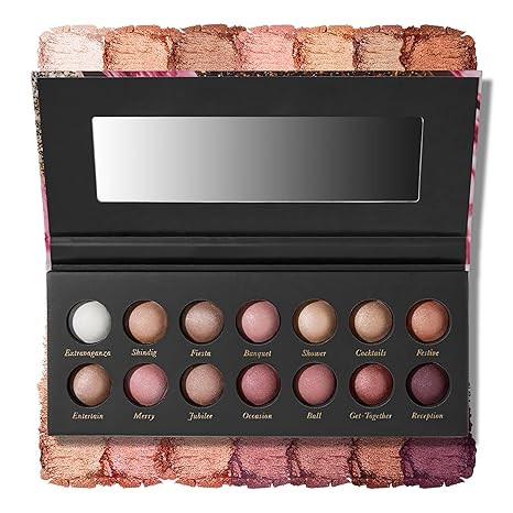 LAURA GELLER NEW YORK The Delectables Pink Prosecco Baked Eyeshadow Palette | 14 Pigmented Eyesha... | Amazon (US)