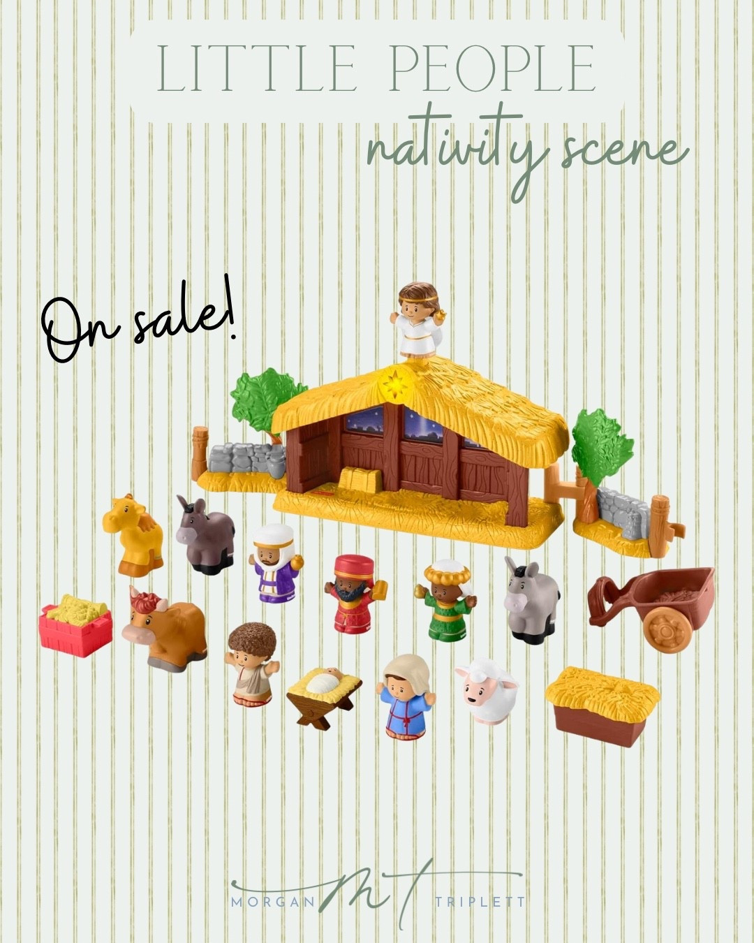 Little people nativity scene on sale! 

#LTKSaleAlert #LTKHoliday #LTKGiftGuide