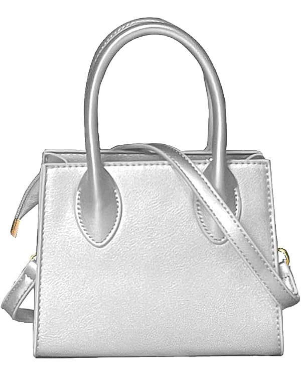 Small crossbody tote bags for women faux leather cute clutch mini purses and handbags | Amazon (US)