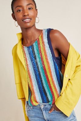 Rainbow Striped Tank | Anthropologie (US)