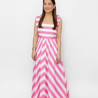 Megan Stripe Maxi Dress | Sail to Sable