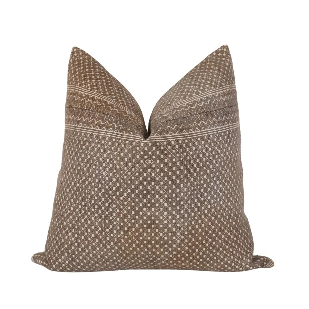 Chinese Wedding Blanket Pillow Cover, 18x18, Brown Pillow, Chinese Wedding Blanket Pillow - Etsy | Etsy (US)