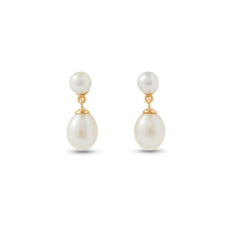 Pearl Dropper Earrings

        
            
            Freshwater Pearls set in 18ct Yellow Go... | Aspinal of London