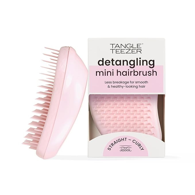 Tangle Teezer Original Detangler Brush, Dry & Wet Travel Size Mini Hair Brush, for Kids & All Hai... | Amazon (US)