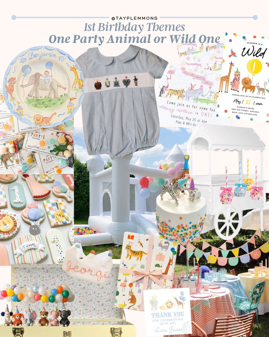 Wild One / One Party Animal baby boy first birthday party 

#LTKBaby #LTKKids