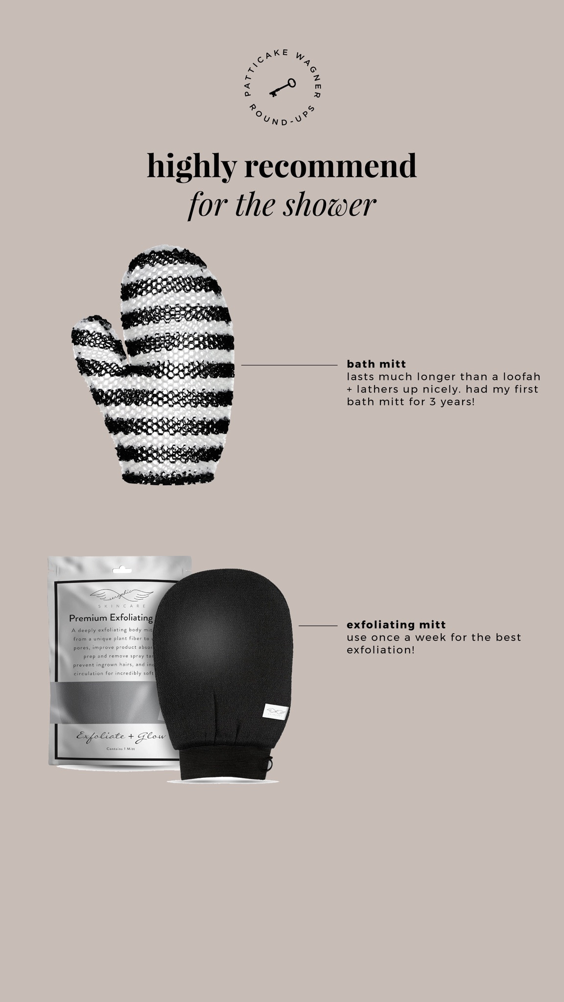 highly recommend these for the shower. i had my shower mitt for 3 yrs before replacing. it lathers so well - much better than a wash cloth and you don’t have to replace every 3 months like a regular loofah. the exfoliating bath mitt (on sale) is a game changer but only use once a week. You’ll be amazed at the exfoliation! 

#LTKbeauty #LTKsalealert