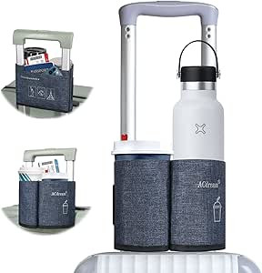 ACdream Luggage Cup Holder, Suitcase Drink Carrier, Free Hand Portable Water and Coffee Caddy Att... | Amazon (US)