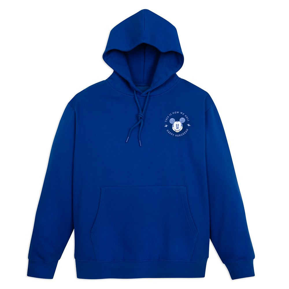 Mickey Mouse Hanukkah Pullover Hoodie for Adults | Disney Store