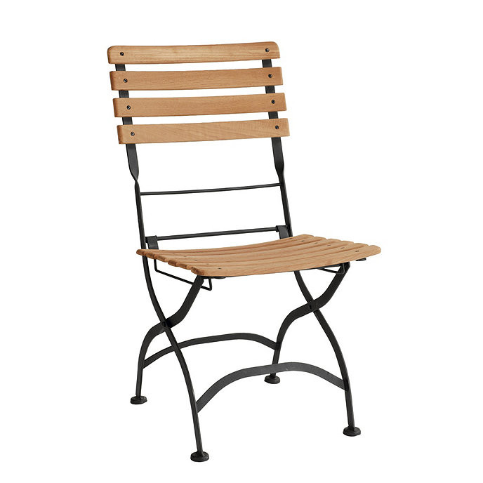 Giardino Teak Outdoor Folding Side Chairs Set of 2 | Ballard Designs, Inc.
