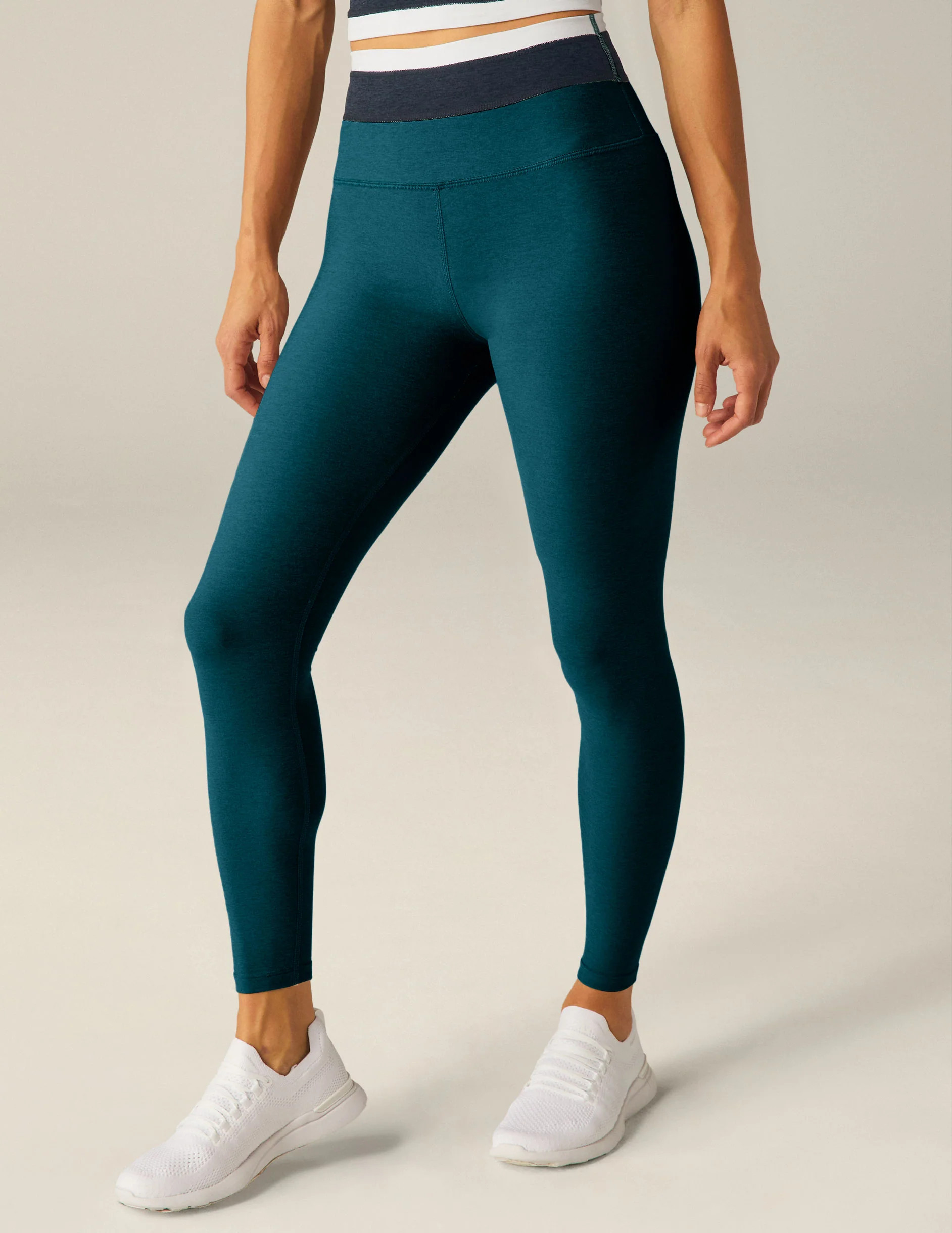 Spacedye Horizon Colorblock Midi Legging | Beyond Yoga | Beyond Yoga