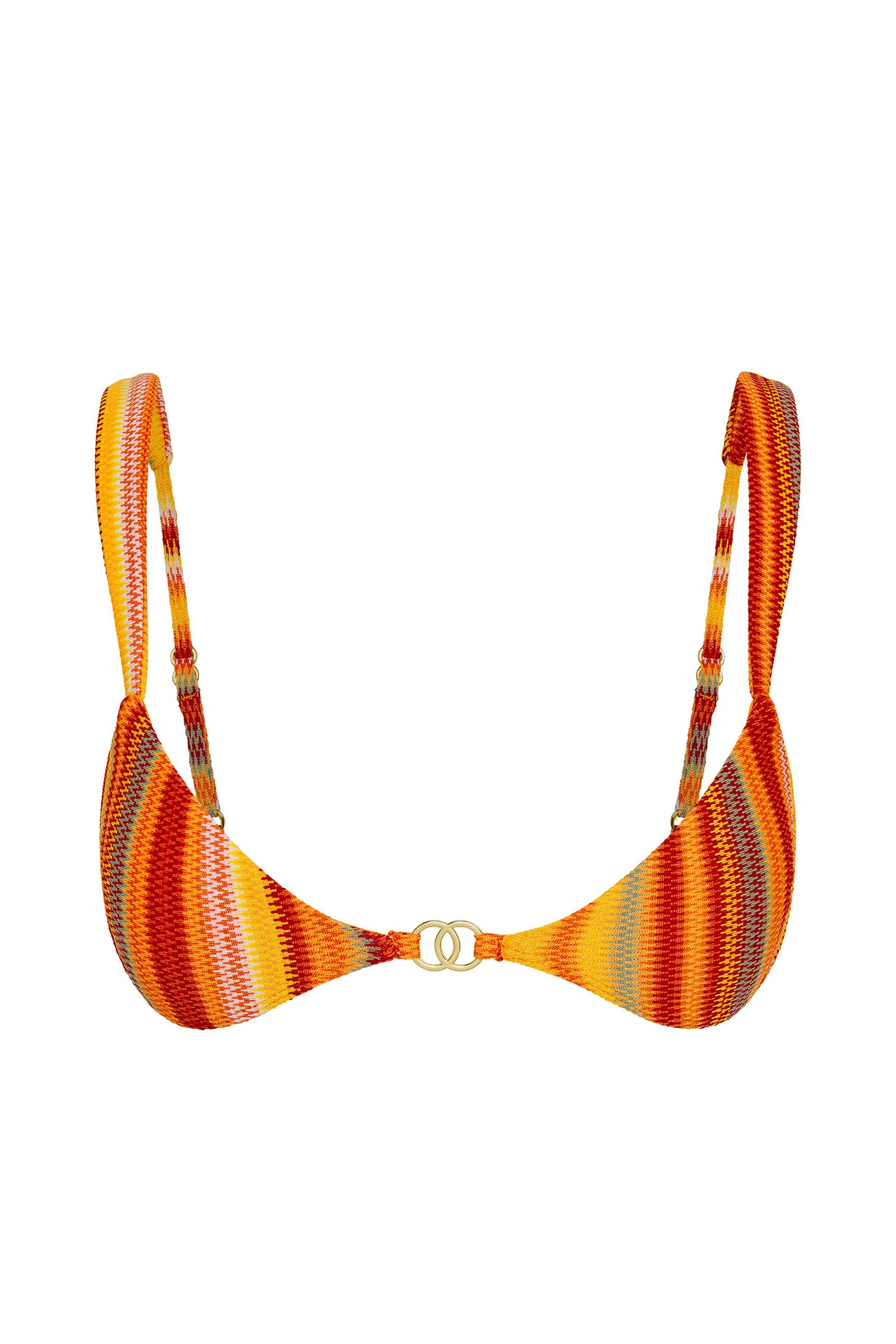 Petit Ermitage Top - Sardinia Stripe (Small Bust) | Monday Swimwear