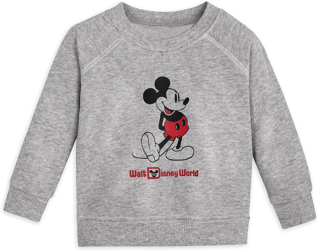 Disney Mickey Mouse Classic Sweatshirt for Baby – Walt World – Gray | Amazon (US)