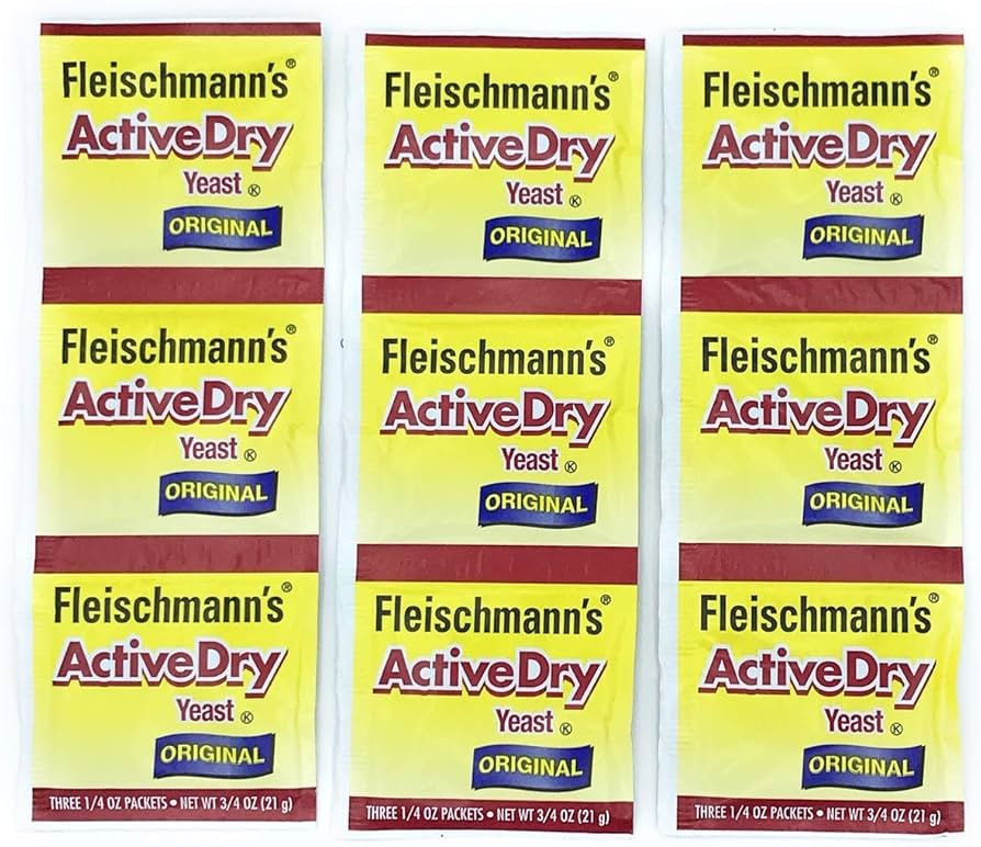 Fleischmann's Yeast, Active, Dry, 0.75-Ounce Packet (Pack of 9) | Amazon (US)