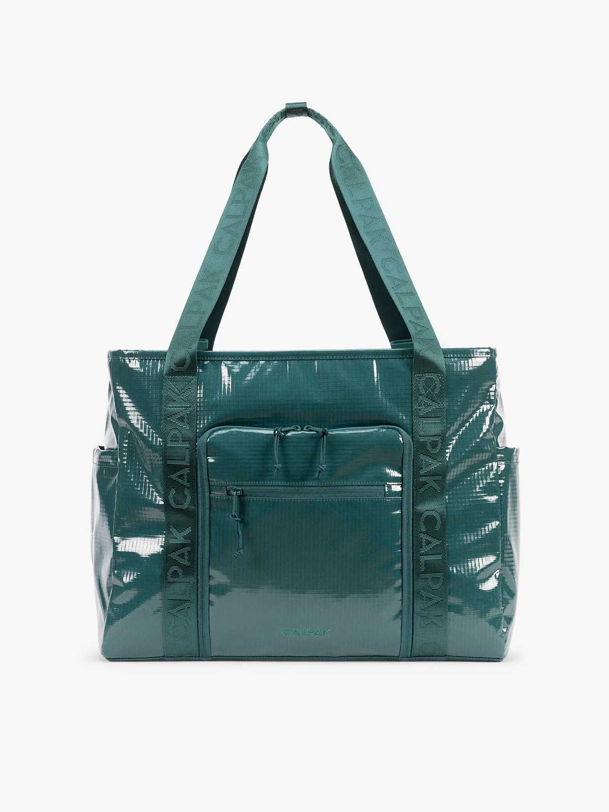 Terra 35L Water Resistant Zip Tote Bag in Kale | CALPAK