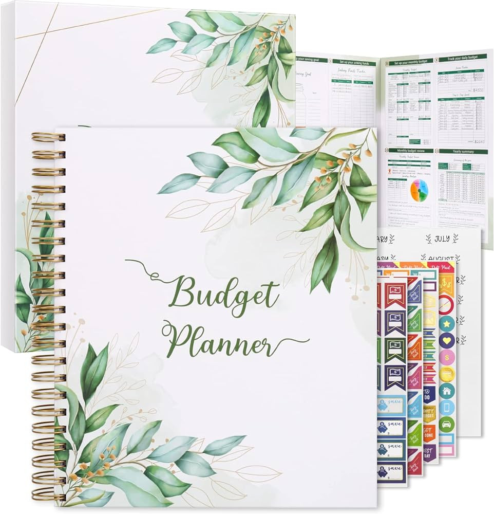 SOLIGT 8.5 x 11 inches Large Budget Planner and Monthly Bill Organizer – Premium Hardcover Budg... | Amazon (US)