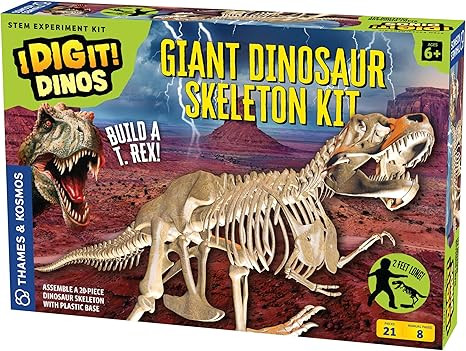 Thames & Kosmos Giant Dinosaur Skeleton Kit | STEM Activity | Build a 26-in Long T. Rex Skeleton ... | Amazon (US)