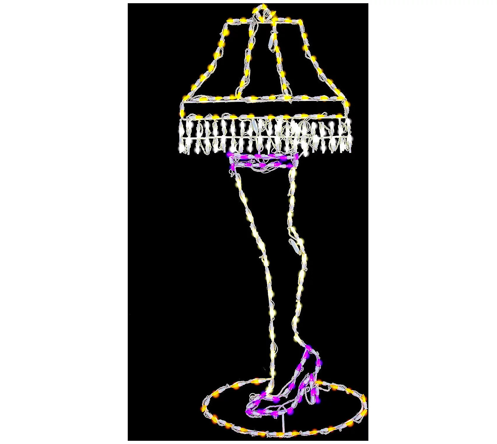 Fraser Hill Farm 52""H x 21""W Leg Lamp LED Light, Large Outdoo | QVC