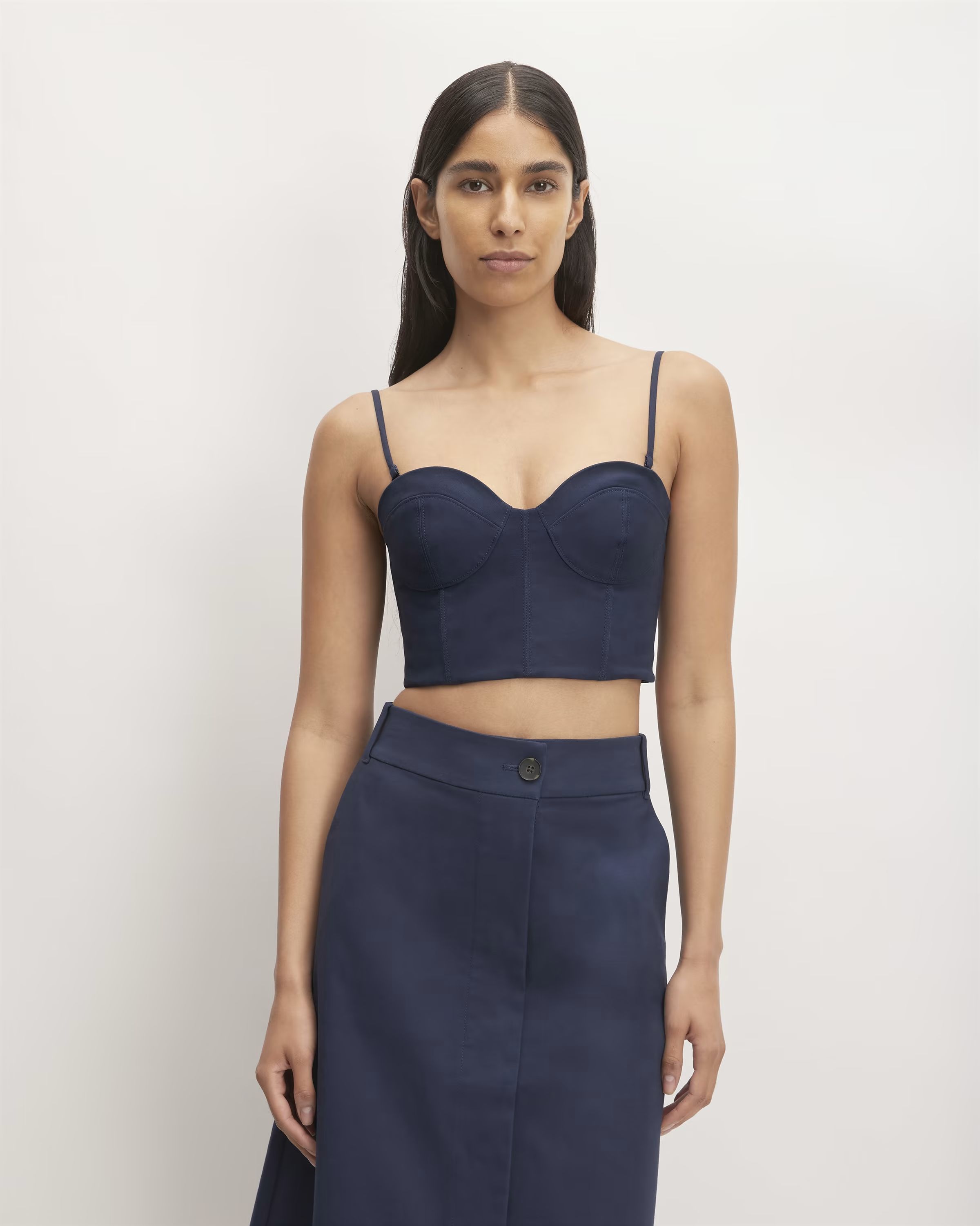 The Structured Cotton Bustier | Everlane