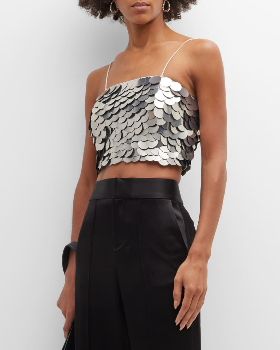 Ceresi Sequined Bandeau Top | Neiman Marcus