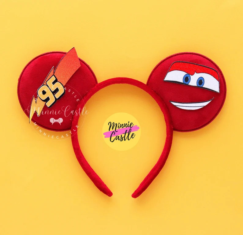 Cars ears, Cars Mickey Ears, McQueen Mouse Ears, Boy Mickey ears, Minnie ears, McQueen Ears, Char... | Etsy (US)