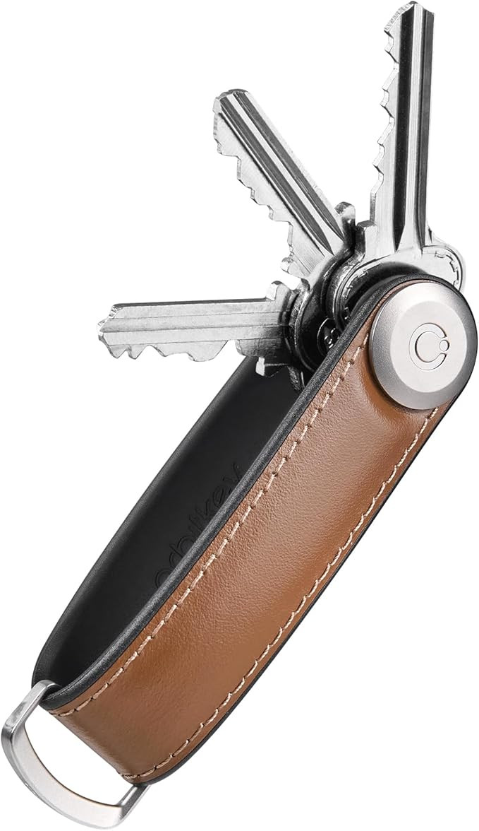Orbitkey Key Organizer Hybrid Leather | Premium Nappa leather & TPU, Stainless Steel Locking Mech... | Amazon (US)