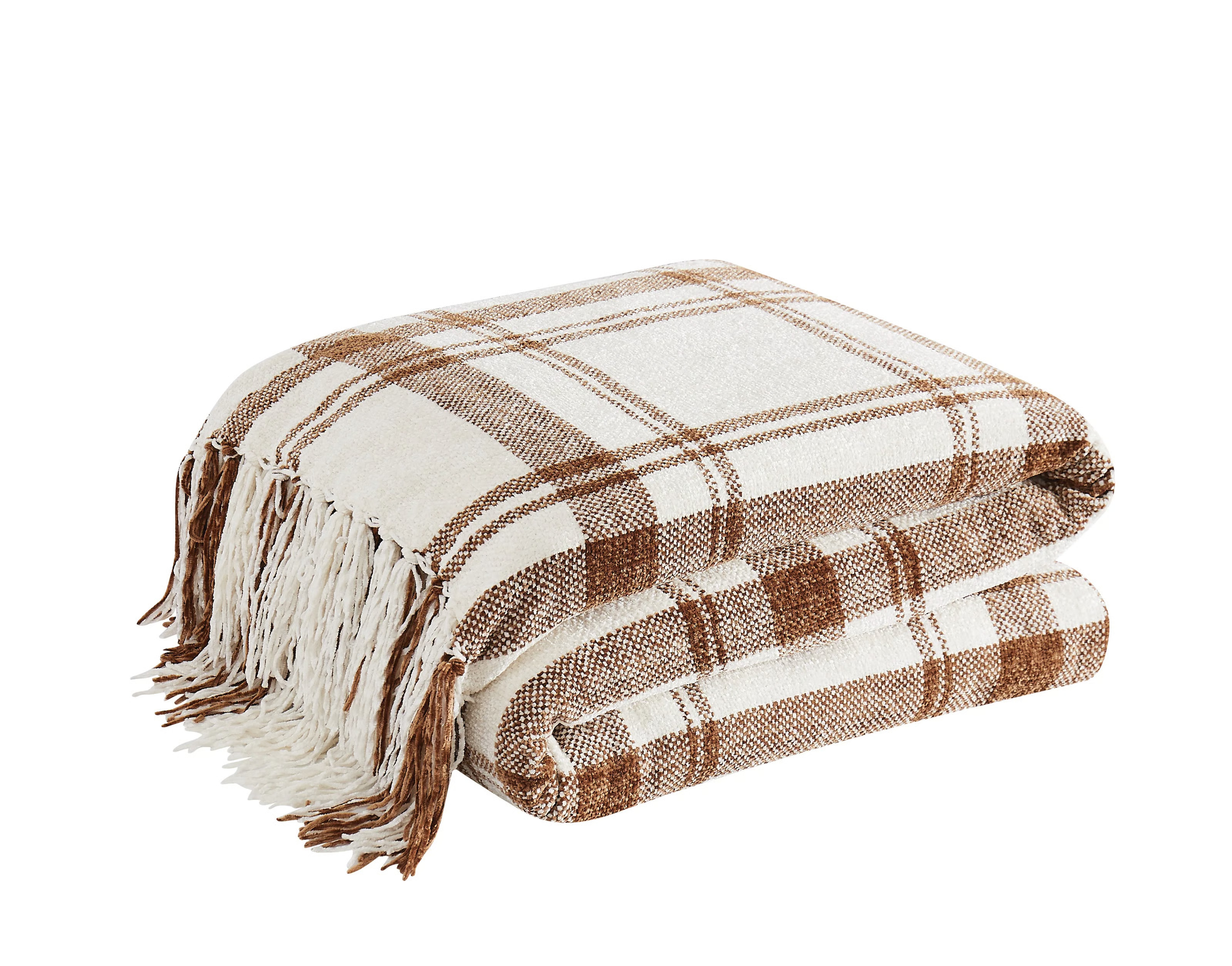 Truly Soft Plaid Chenille 50x70 Throw | Wayfair North America