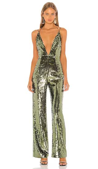 Callie Jumpsuit in Olive Green | Revolve Clothing (Global)
