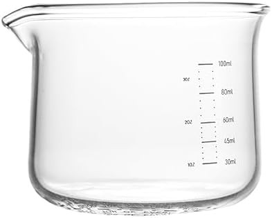 Tea and Espresso Measuring Cup, 3 Oz/100ml High Borosilicate Espresso Shot Glass, Dual Scale, Cof... | Amazon (US)
