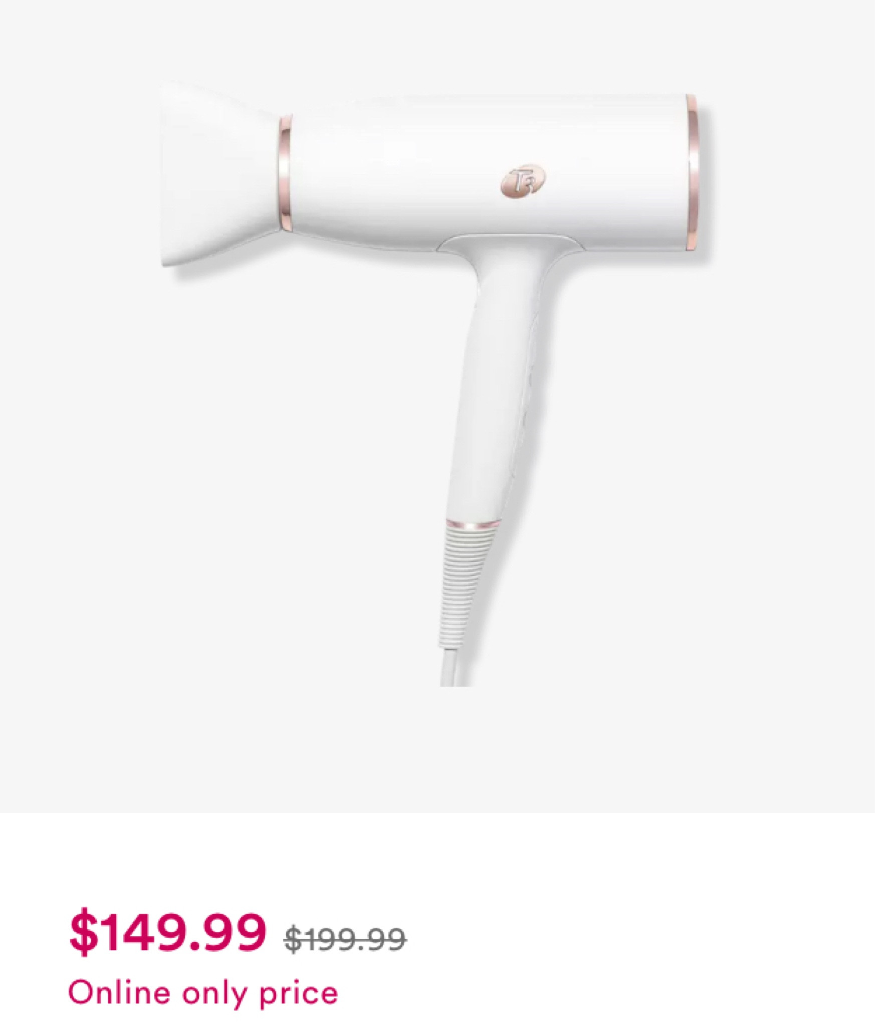 Amazing t3 hairdryer 

#LTKCyberweek #LTKGiftGuide #LTKbeauty