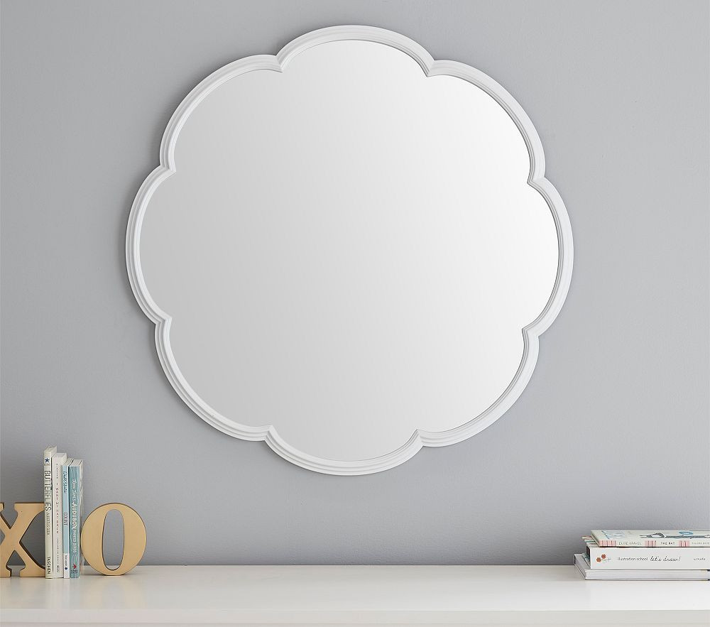 Scallop Mirror (30") | Pottery Barn Kids