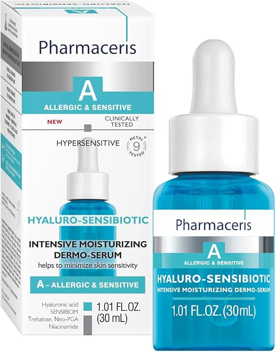 Pharmaceris Intensive Moisturizing Serum - Instant Hydration Hyaluronic Acid, Prebiotic & Niacina... | Amazon (US)