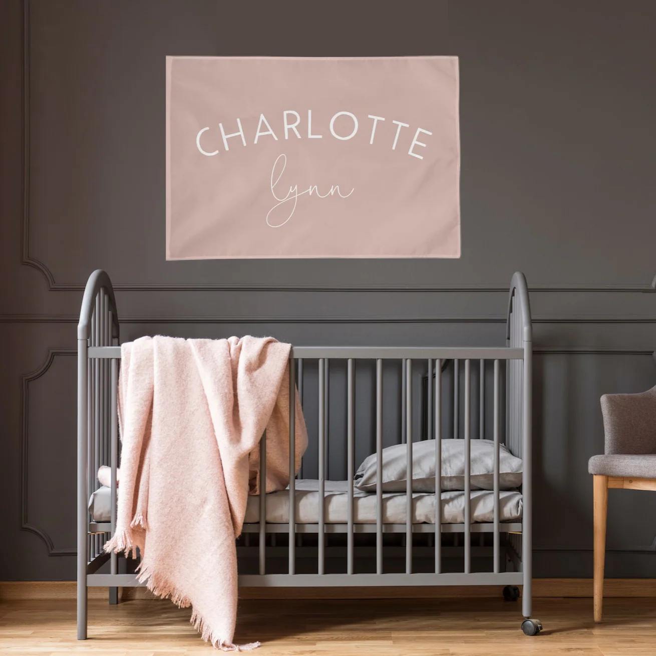 Nursery Custom Name Flag | The Little Lemons Company