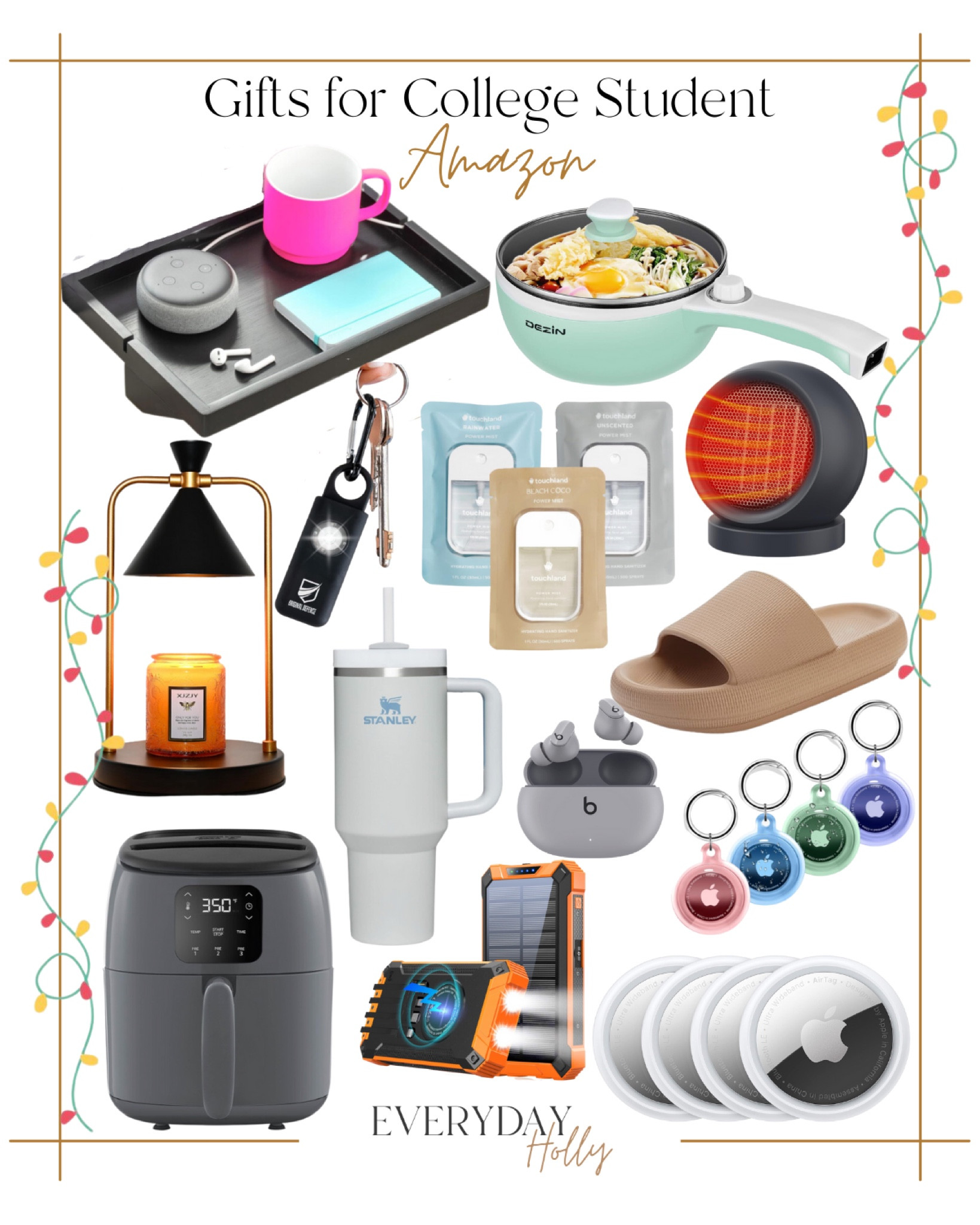 Gift ideas for college students

Gift  Gift ideas  Gift guide  Gifts for college kids  College  Freshman  Dorm room  Apartment  Stanley  Cooker  Candle warmer  Air tag  Slipper  Hand sanitizer 

#LTKGiftGuide #LTKHoliday #LTKSeasonal