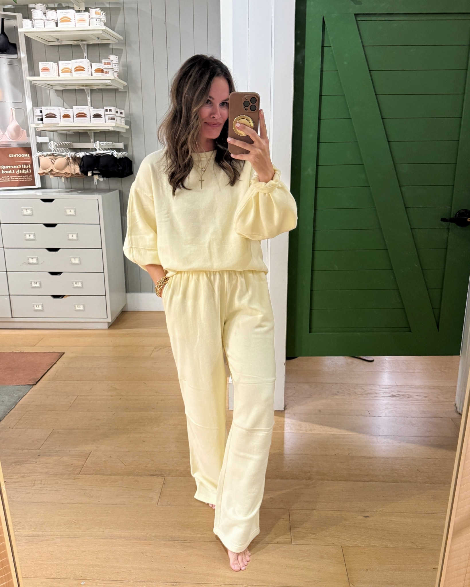 What a gorgeous butter yellow color! This Aerie set is so comfortable and a great way to brighten a gloomy day ⛅️

#LTKgrwm #LTKootd #LTKdayinmylife