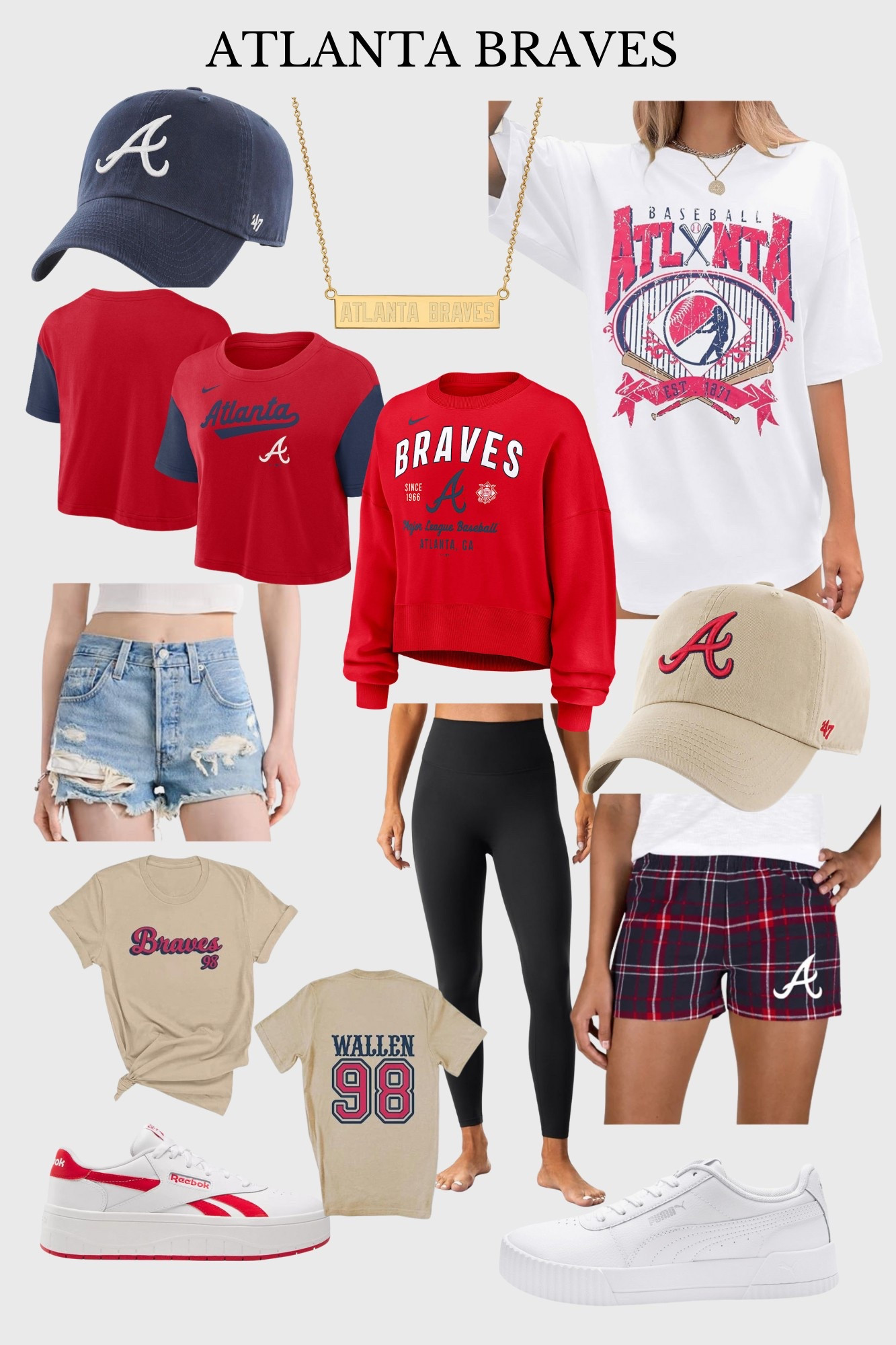 Game Day Braves Inspo! Don’t forget to snag your Alyssa Kate Designs studs to match!

#LTKSpringSale #LTKStyleTip #LTKSeasonal