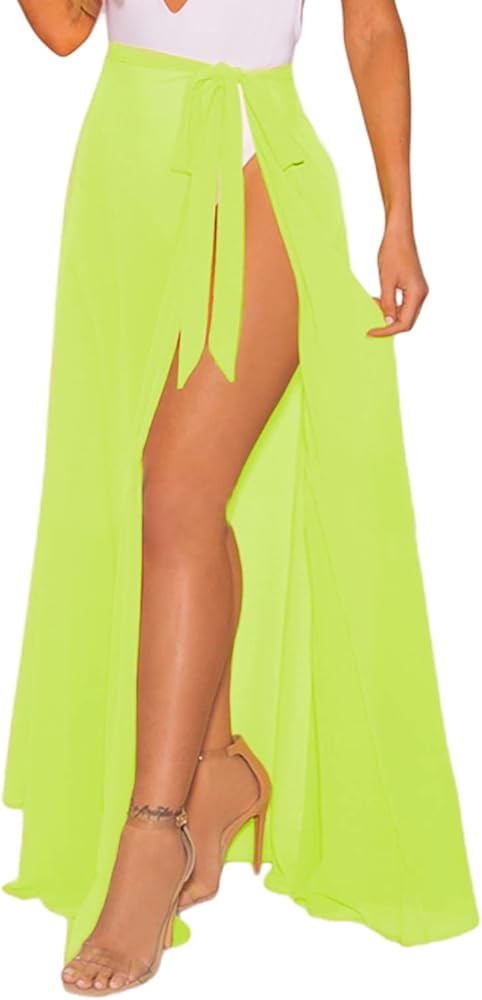 LIENRIDY Women's Swimsuit Cover Up Summer Beach Wrap Skirt Swimwear Bikini Cover-ups | Amazon (US)