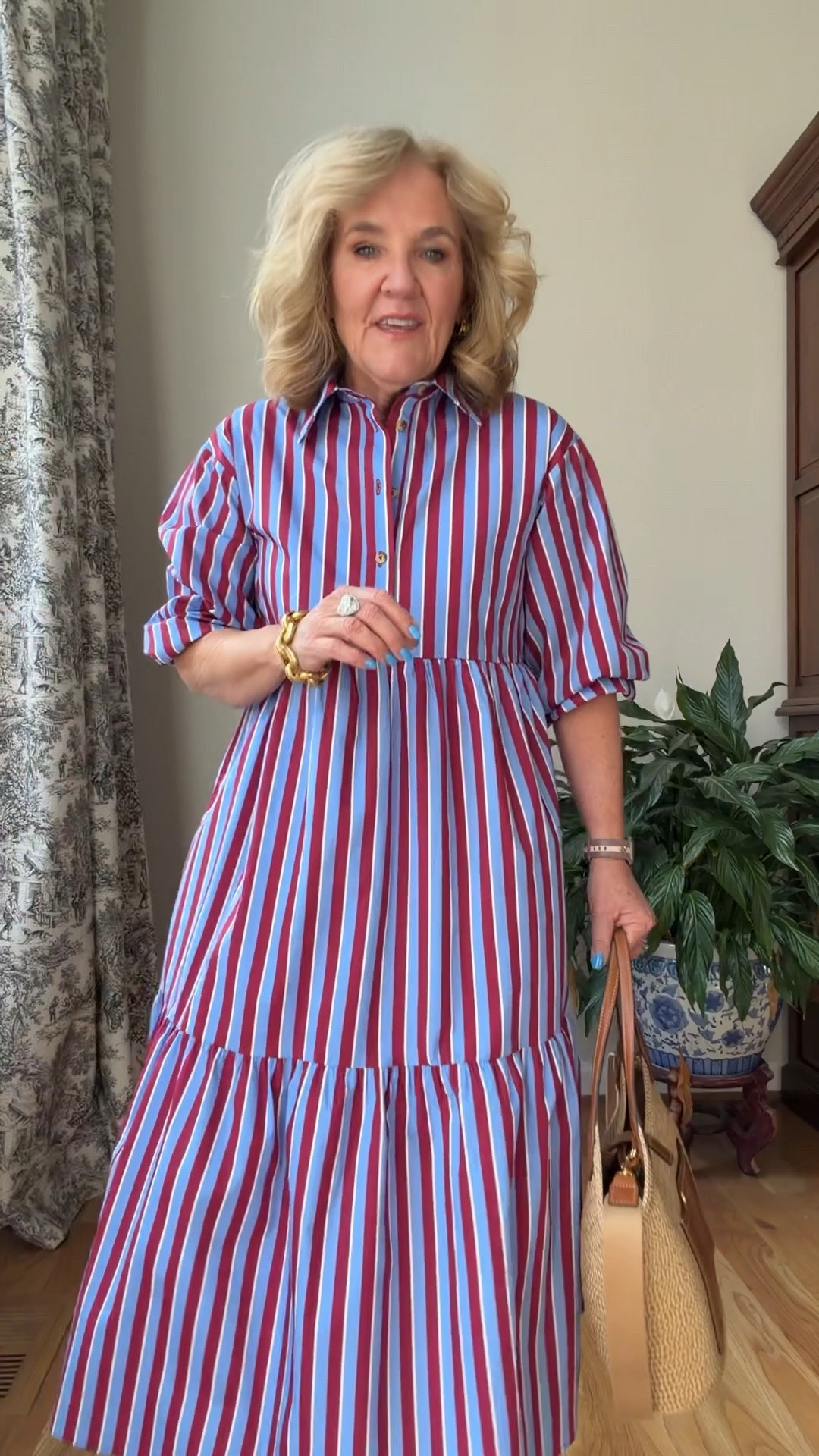 Anthro dress size small petite 
Sneakers true to size with socks 

Spring dress Easter dress vacation dress

#LTKTravel #LTKOver40 #LTKPetite