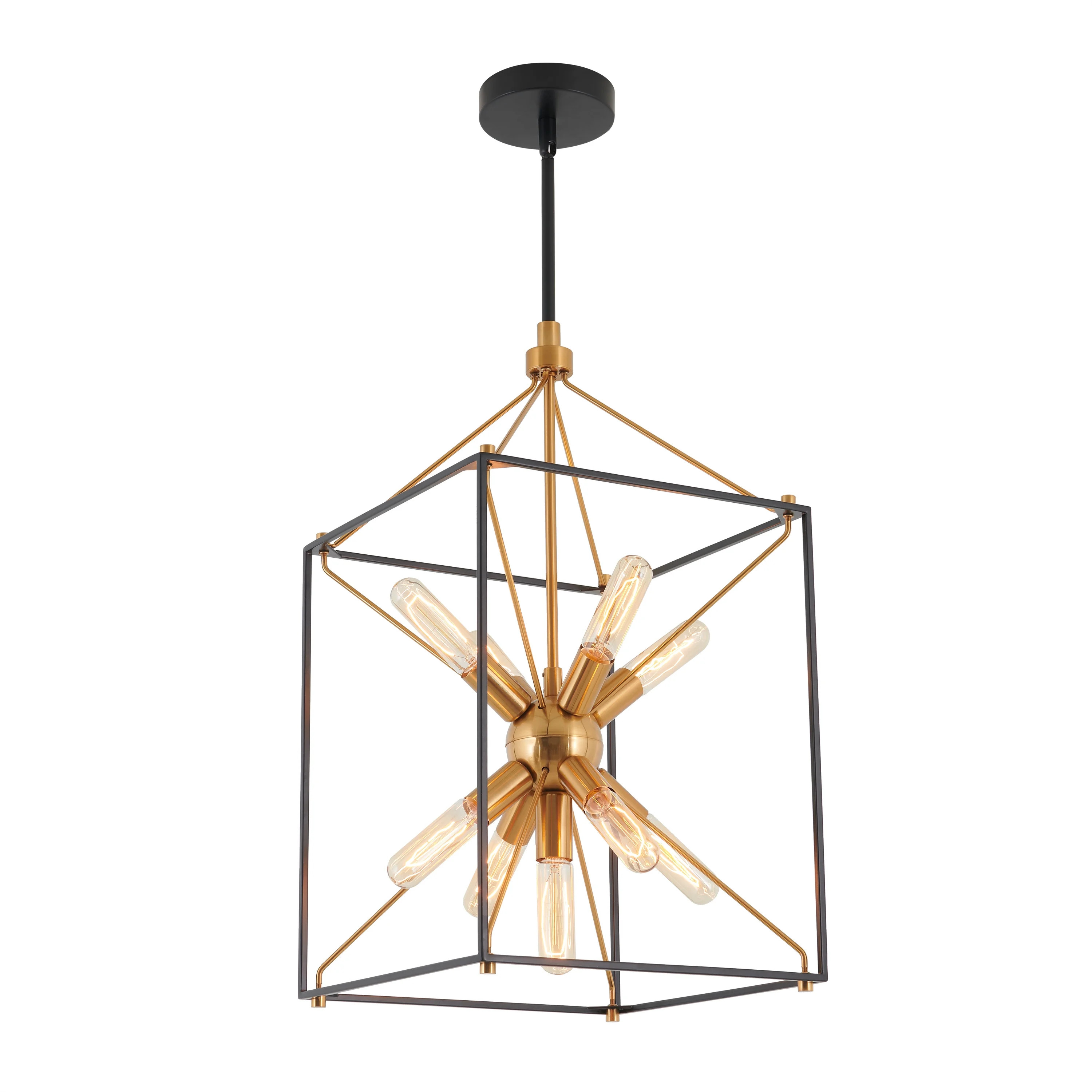 Artika Clyde 9-light Pendant Black & Gold | Walmart (US)