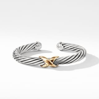 X Station Bracelet with 14K yellow Gold | David Yurman